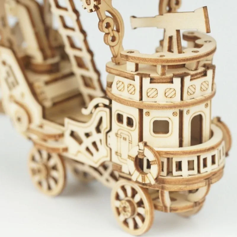 Ansicht 5 — Steampunk-Modellbausatz – Luftschiff Zeppelin