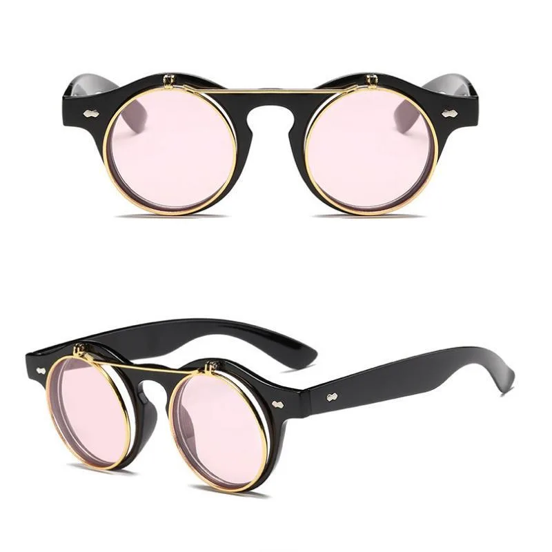 Ansicht 8 — Steampunk-Sonnenbrille – Klappgläser – Modell 2