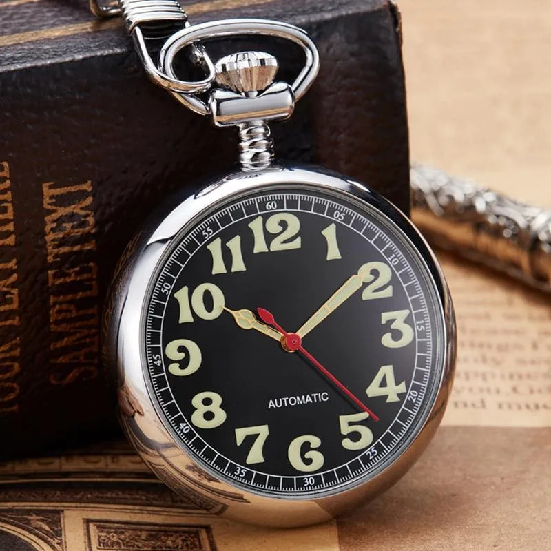 Steampunk-Taschenuhr – mit Arabische Ziffern