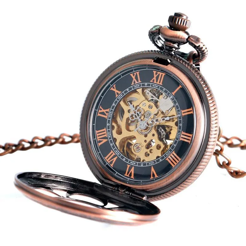 Ansicht 2 — Taschenuhr – Roségoldfarben
