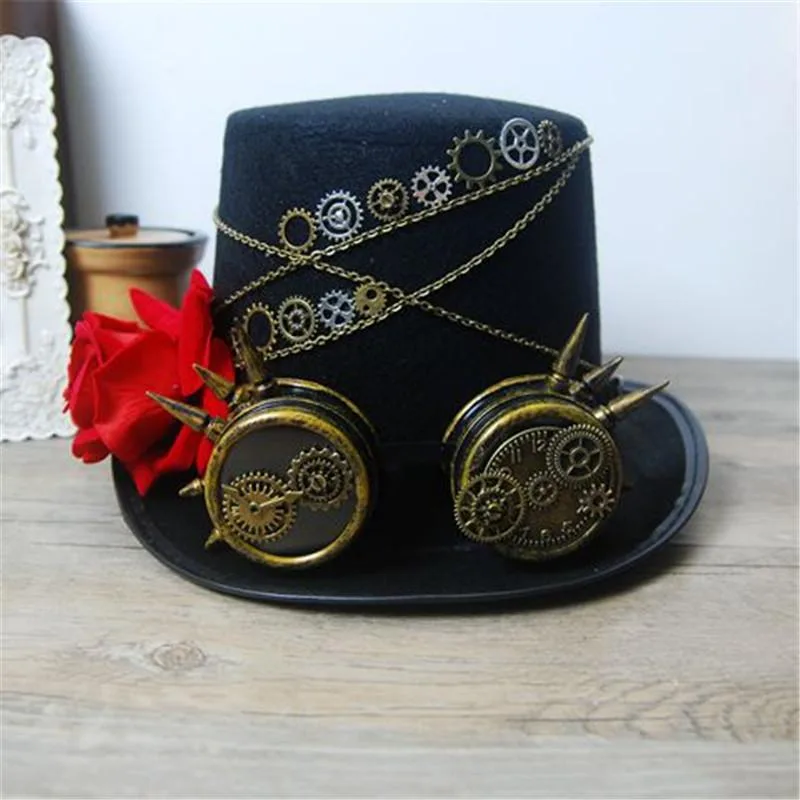 Ansicht 5 — Steampunk-Hut für Damen – Zylinder