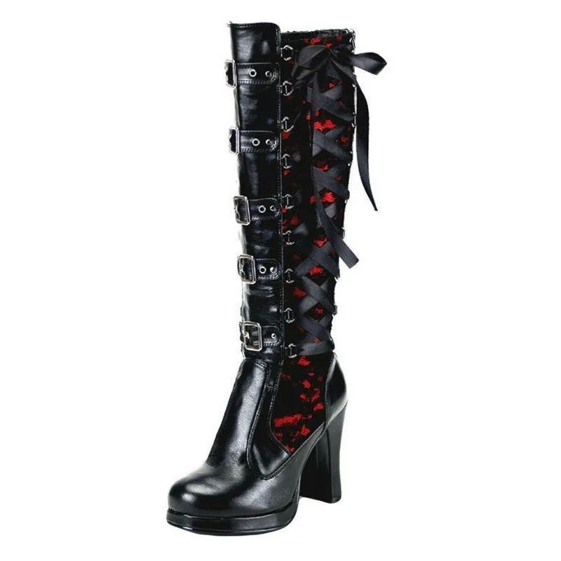 Ansicht 6 — Steampunk-Stiefel – Gothic