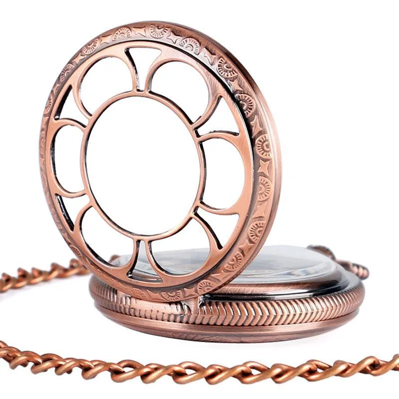 Ansicht 3 — Taschenuhr – Roségoldfarben