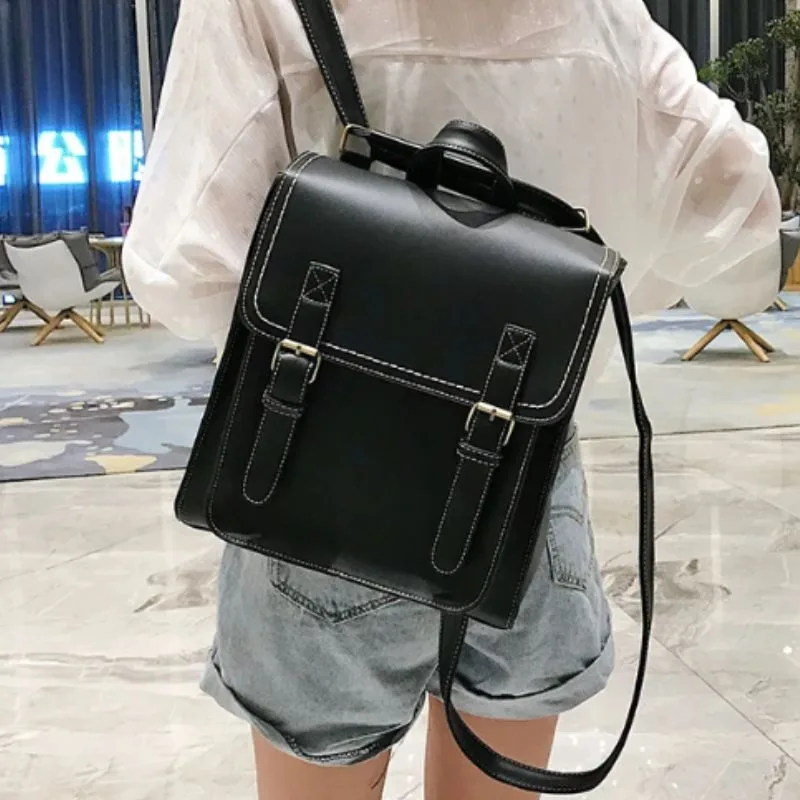Ansicht 2 — Steampunk-Schultasche – aus PU