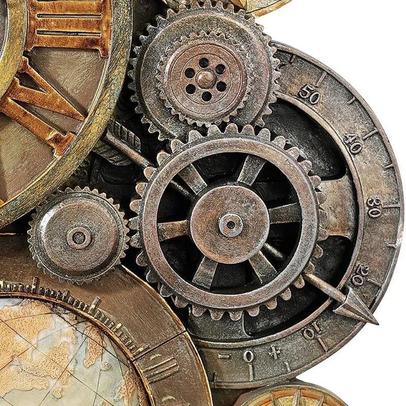 Ansicht 2 — Steampunk-Uhr – Modell 2