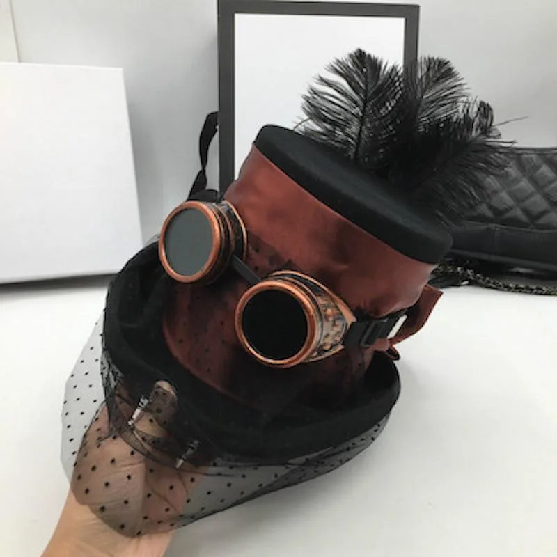 Ansicht 5 — Steampunk-Hut – mit Schleier