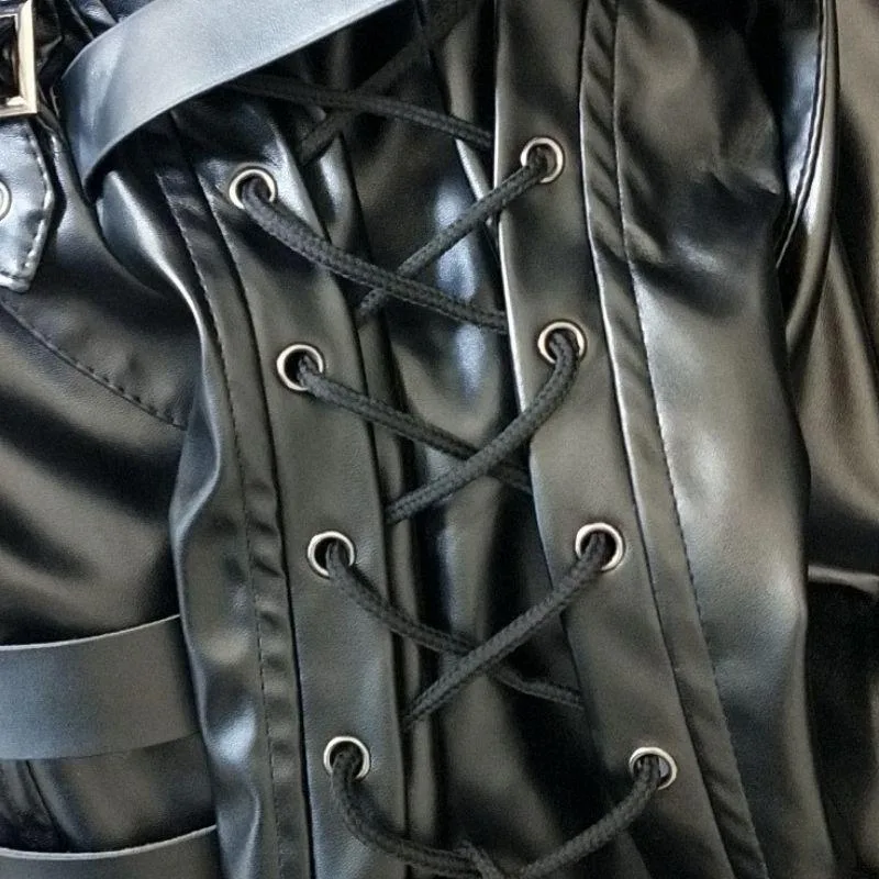 Ansicht 3 — Steampunk-Jacke – Gothic aus PU