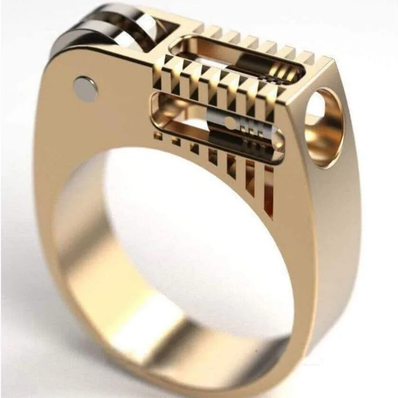 Steampunk-Ring – Zahnräder