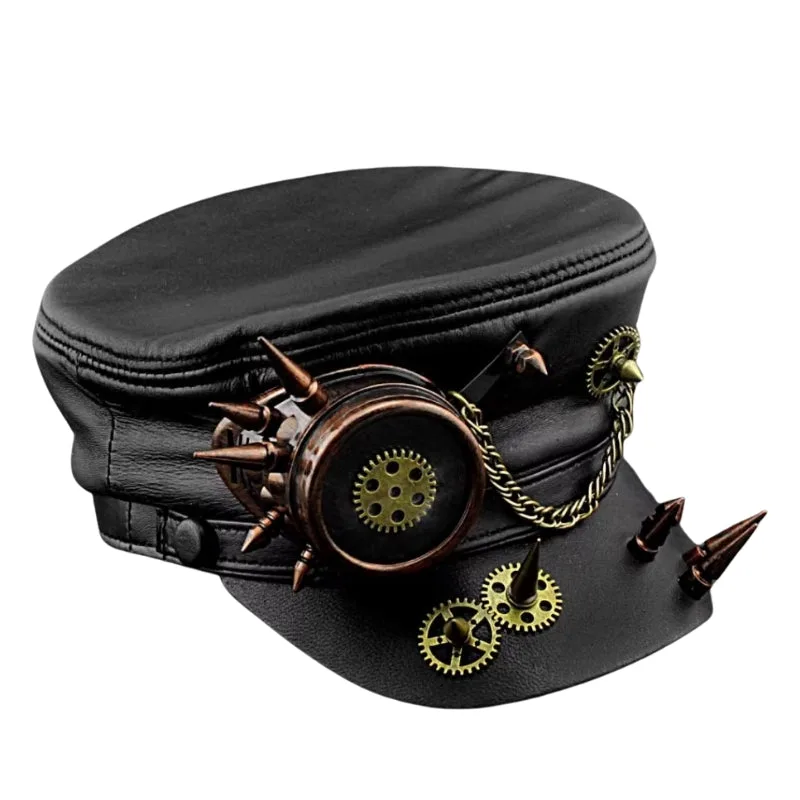 Ansicht 5 — Steampunk-Hut – Militärstil