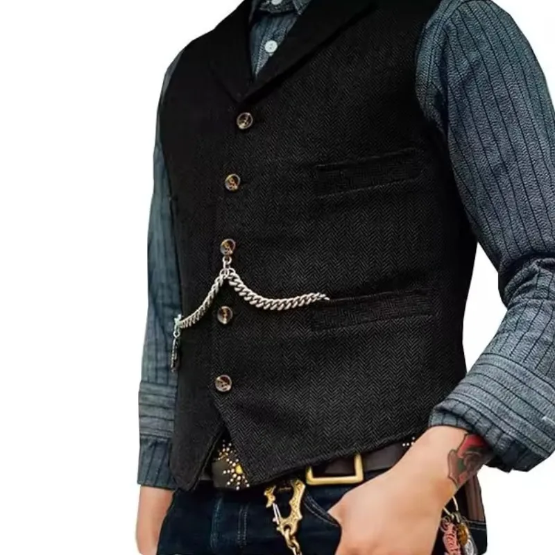 Ansicht 8 — Steampunk-Weste für Herren – ärmellos