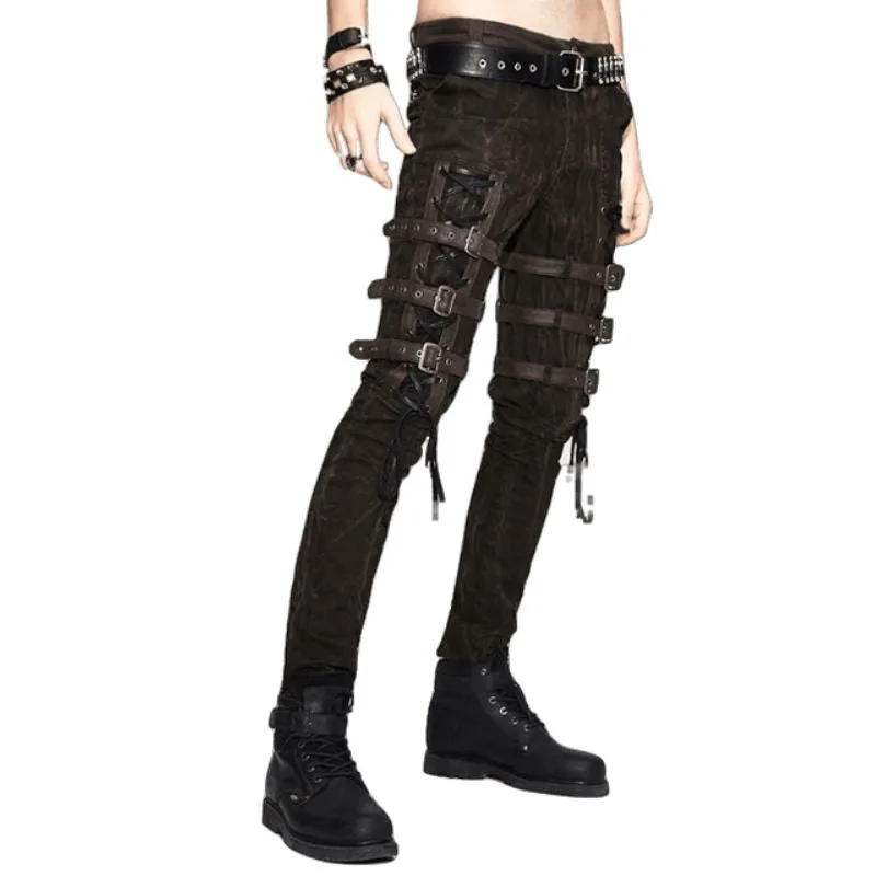 Ansicht 2 — Hose – Punk braun
