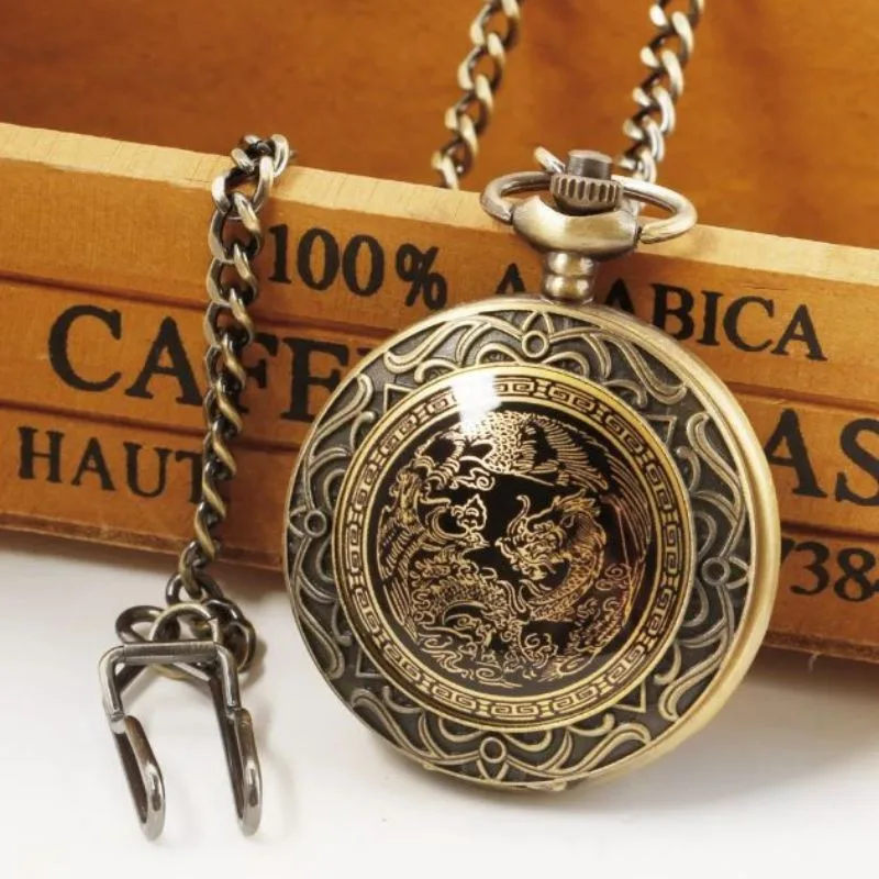 Ansicht 3 — Steampunk-Taschenuhr – mit Sprungdeckel