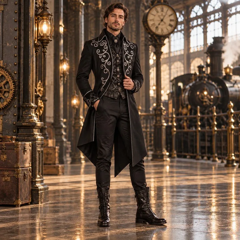 Ansicht 8 — Steampunk-Jacke – Gothic Gehrock