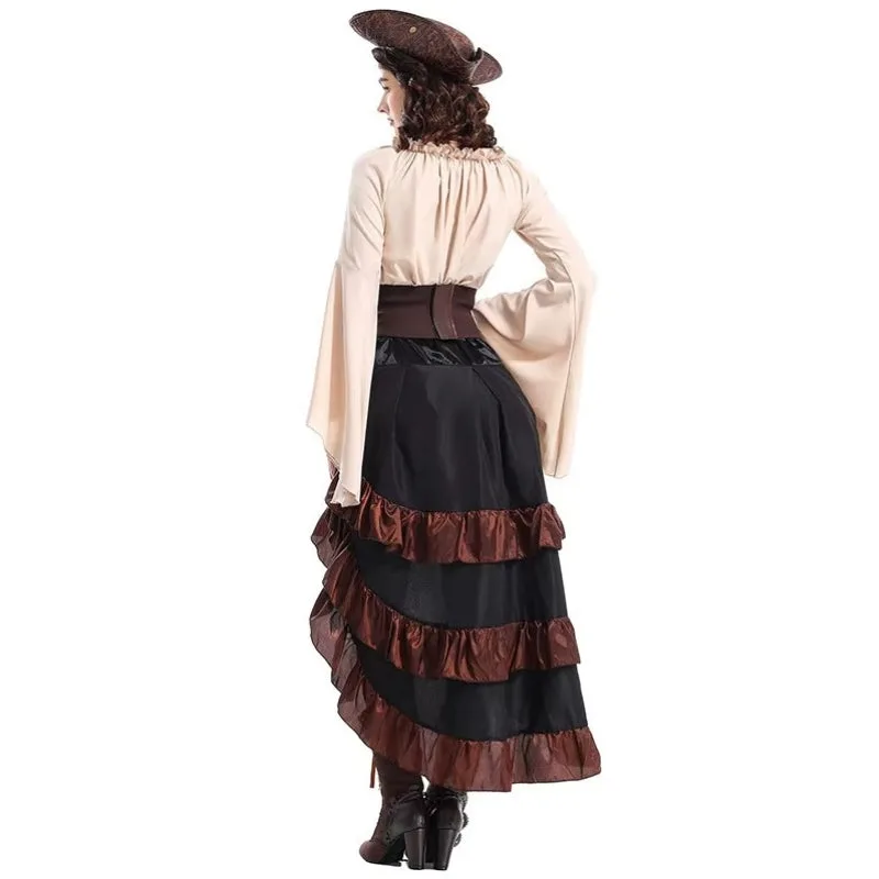 Ansicht 3 — Steampunk-Kleid – Cosplay Piratenstil
