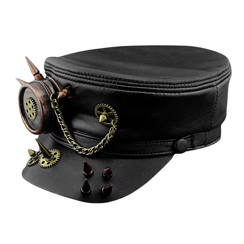 Ansicht 2 — Steampunk-Hut – Militärstil