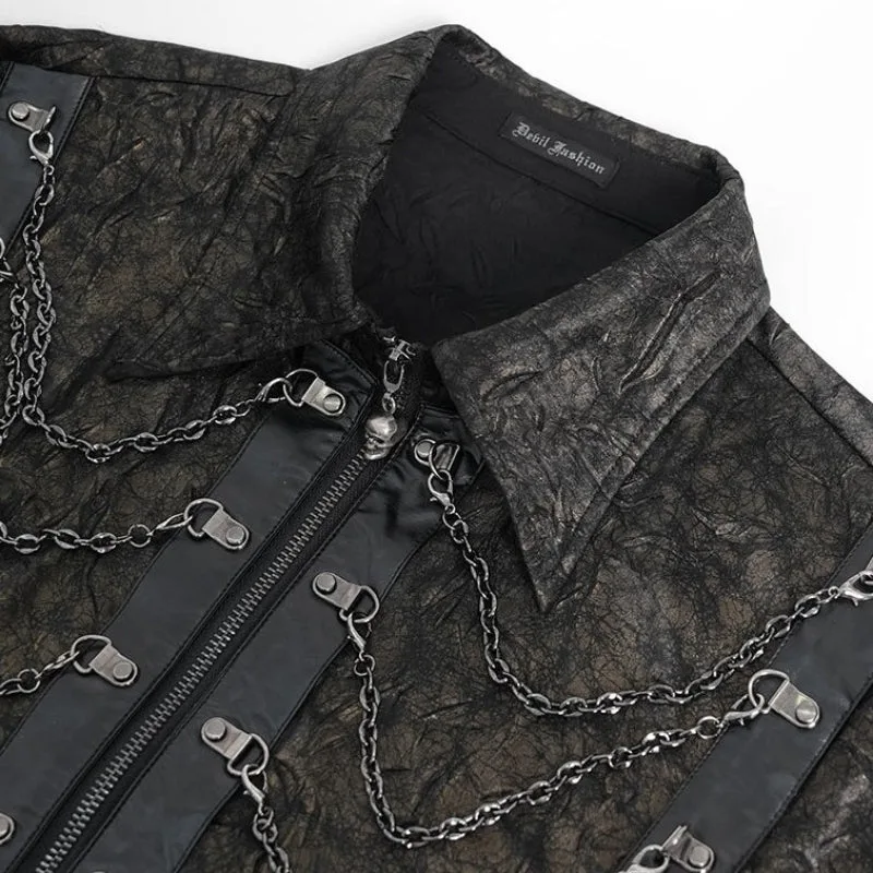 Ansicht 6 — Steampunk-Hemd – braun