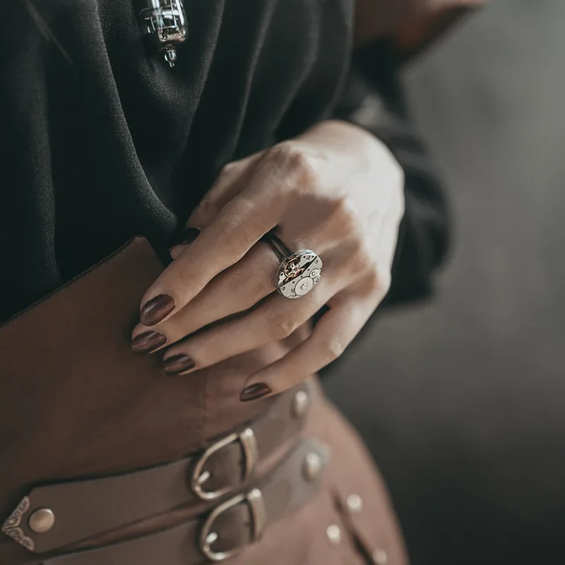 Ansicht 3 — Steampunk-Ring – mechanisch