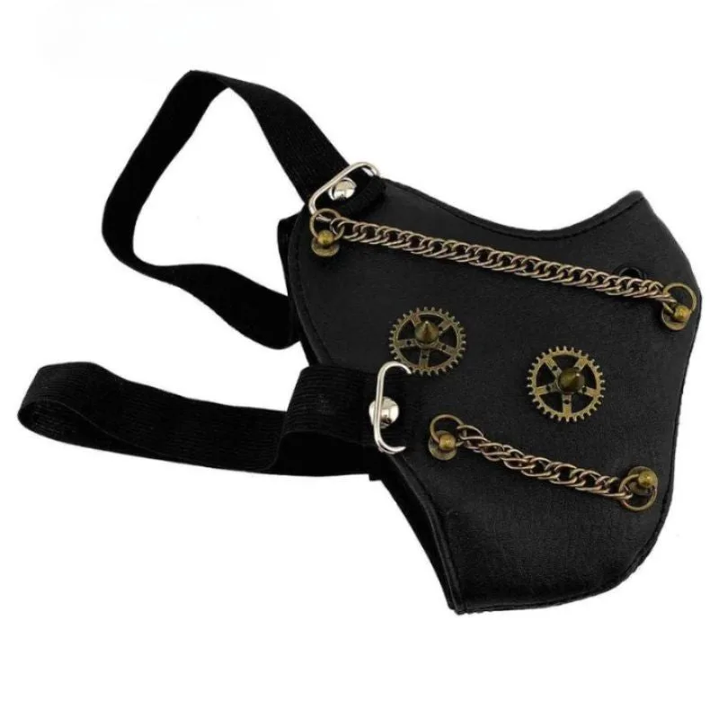 Ansicht 5 — Steampunk-Mundmaske als Kostümaccessoire