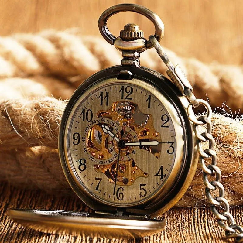 Ansicht 4 — Steampunk-Taschenuhr – (Box)