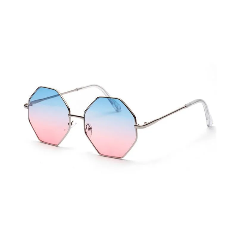 Ansicht 5 — Steampunk-Sonnenbrille – Achteckig