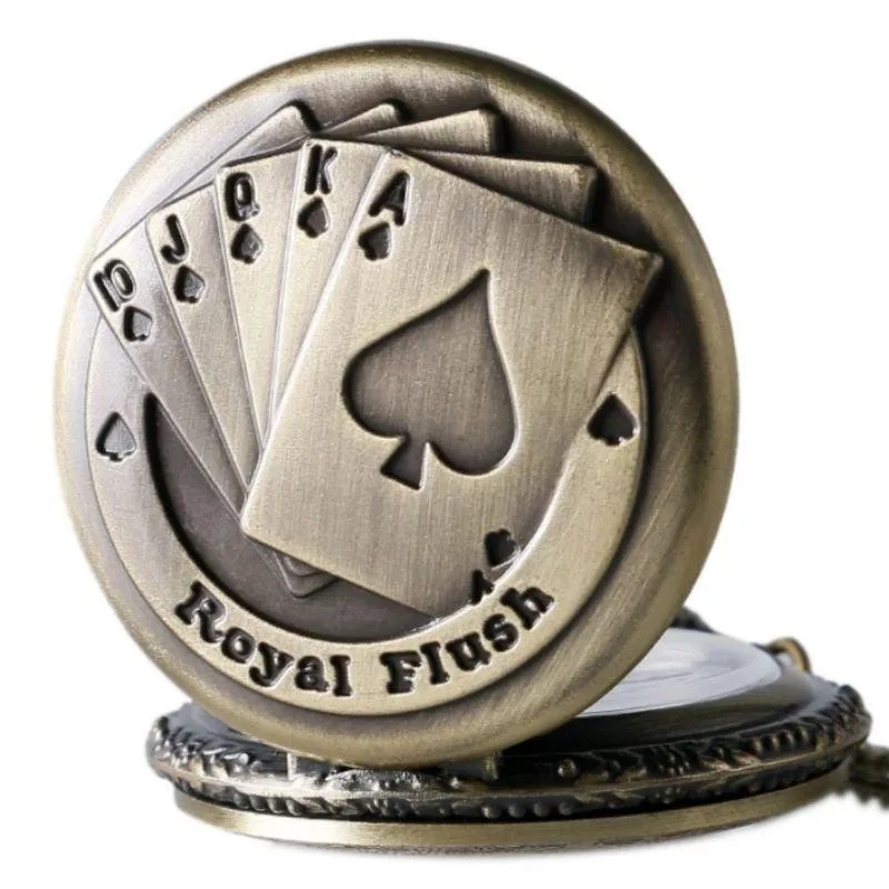 Ansicht 3 — Steampunk-Taschenuhr – Poker – Modell 2