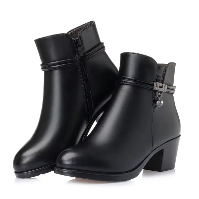 Ansicht 8 — Stiefeletten – aus PU schwarz Absatz 5 cm