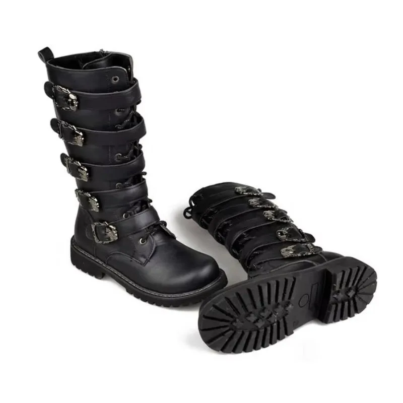Ansicht 5 — Steampunk-Stiefel für Herren – aus PU