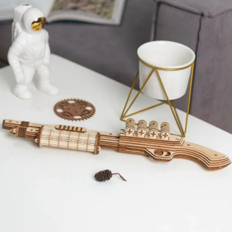 Ansicht 2 — Steampunk-Modellbausatz – Gewehrmodell