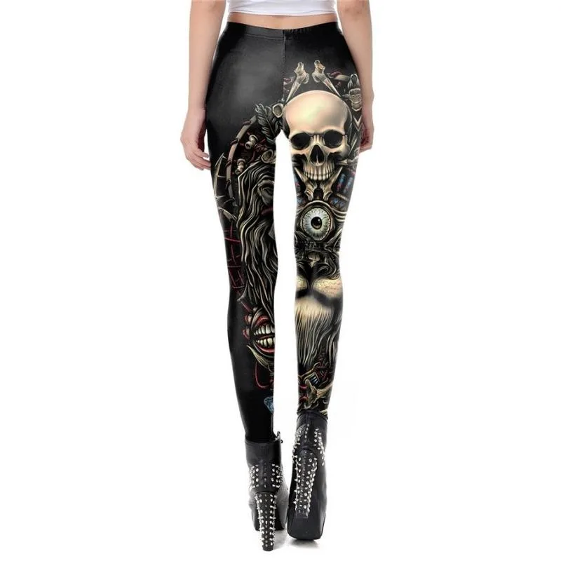 Ansicht 3 — Leggings – Totenkopf