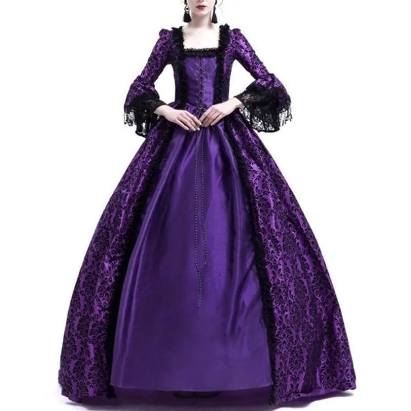 Steampunk-Brautkleid – Gothic violett