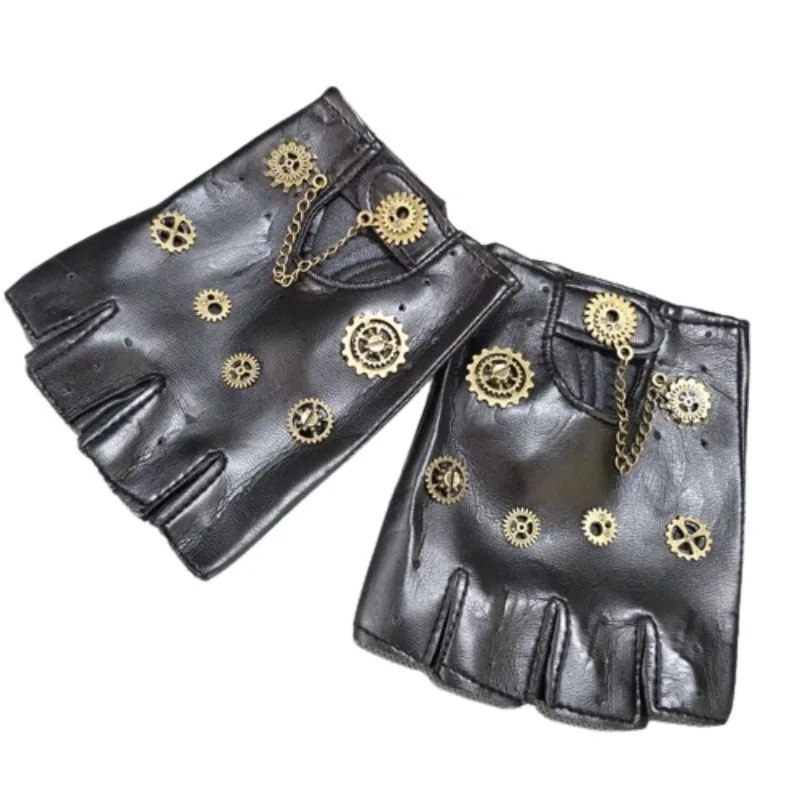 Steampunk-Fingerloser Handschuh