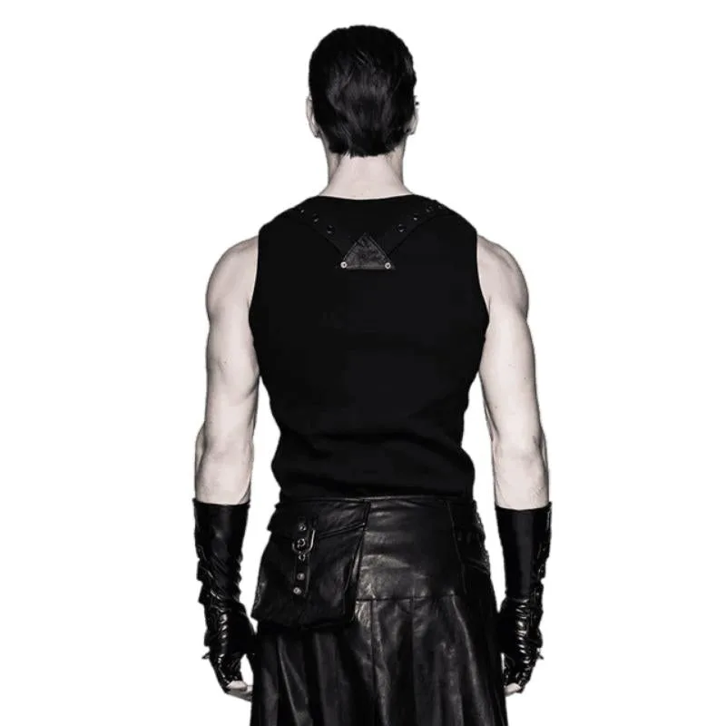Ansicht 3 — Handschuh für Herren – Gothic aus PU