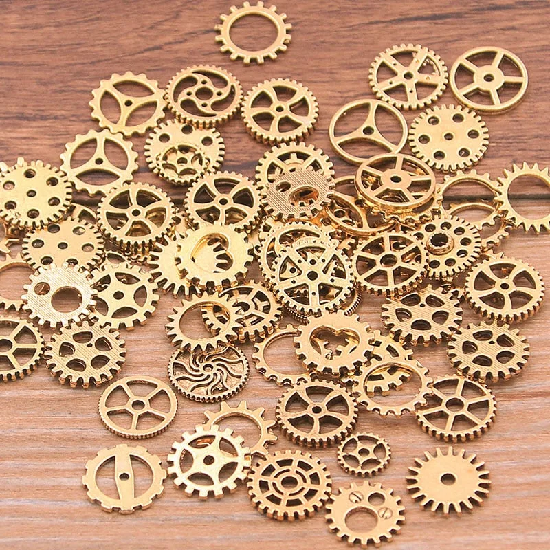 Ansicht 10 — Steampunk-Zahnrad-Set