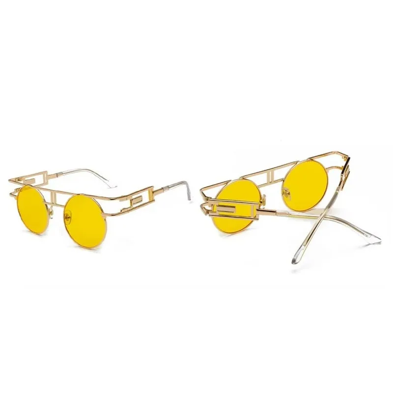Ansicht 4 — Steampunk-Sonnenbrille – Gerader Steg