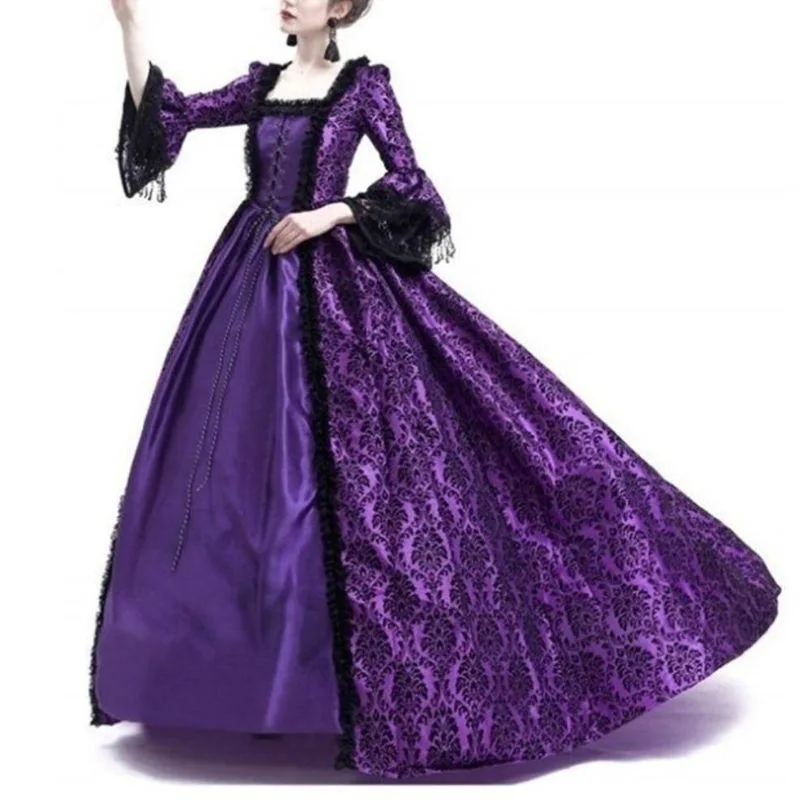 Ansicht 2 — Steampunk-Brautkleid – Gothic violett