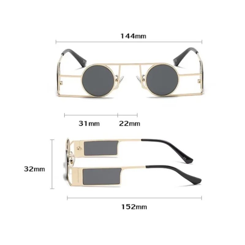 Ansicht 4 — Sonnenbrille – Umgekehrte Form Form rund
