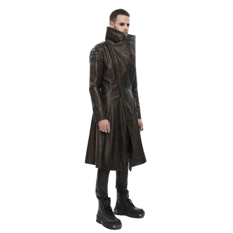 Ansicht 3 — Steampunk-Mantel – Langer braun