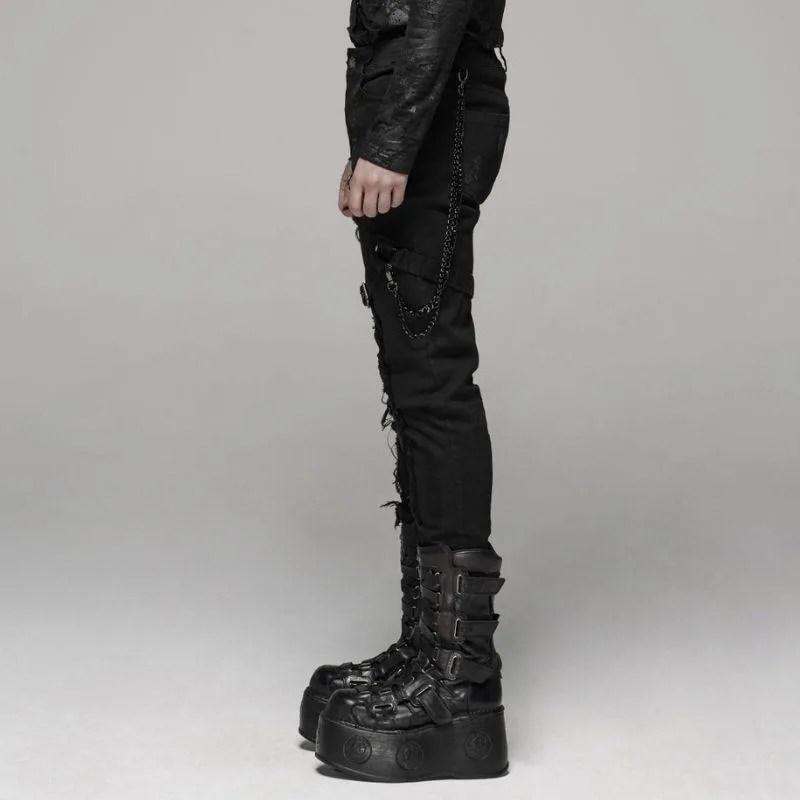 Ansicht 3 — Hose für Herren – Punk Gothic