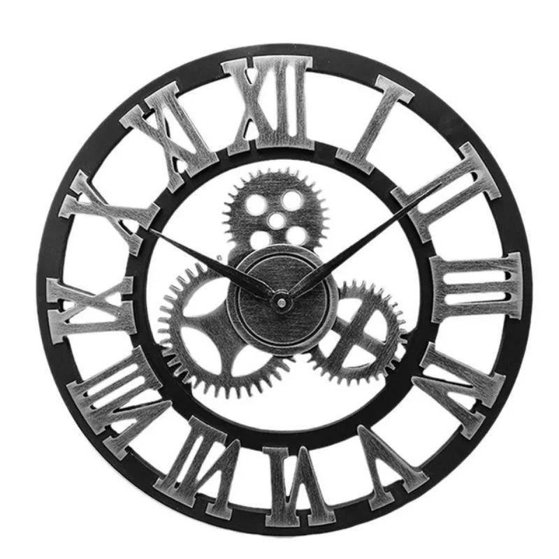 Ansicht 3 — Steampunk-Wanduhr