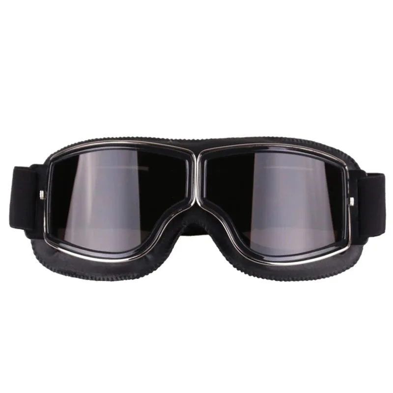 Ansicht 2 — Steampunk-Brille – Retro Motorradstil