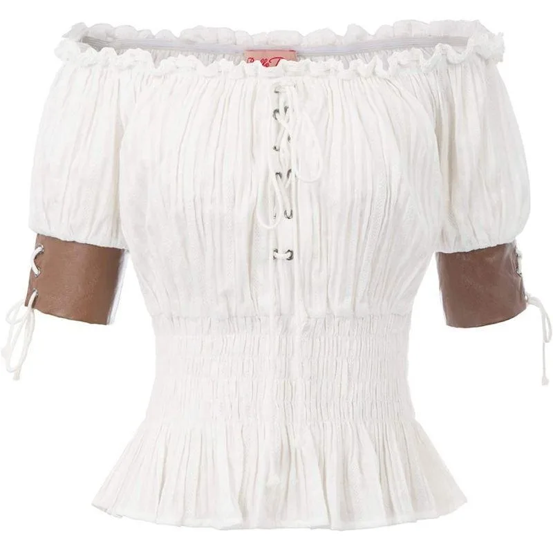 Ansicht 5 — Steampunk-Bluse – Schulterfrei