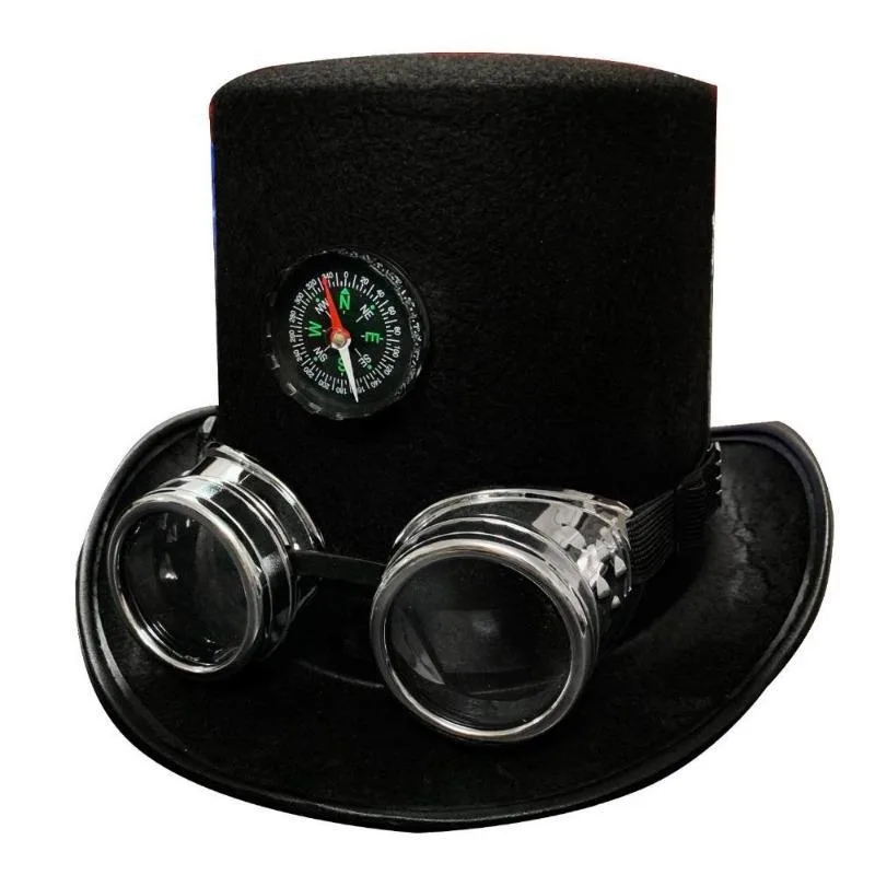 Ansicht 4 — Steampunk-Hut – Filz