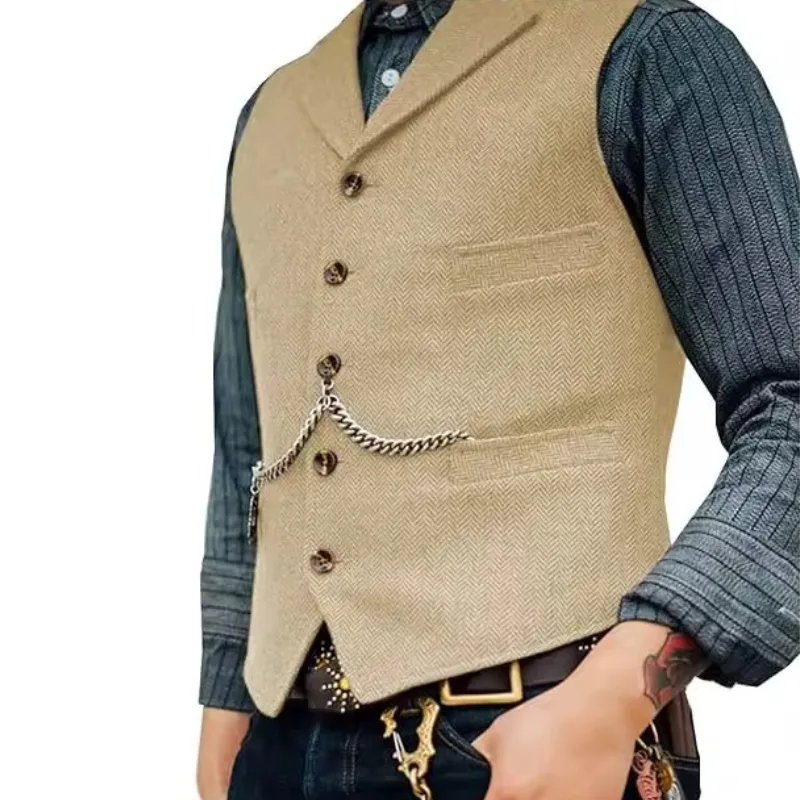 Ansicht 6 — Steampunk-Weste für Herren – ärmellos
