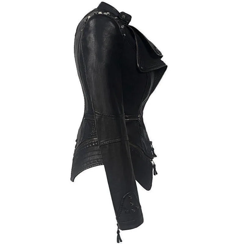 Ansicht 2 — Jacke für Damen – aus Kunstleder Gothic