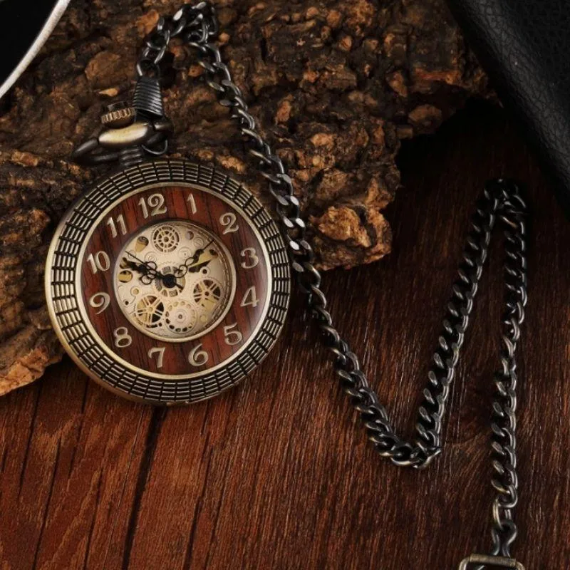 Ansicht 5 — Steampunk-Taschenuhr – ohne Batterie