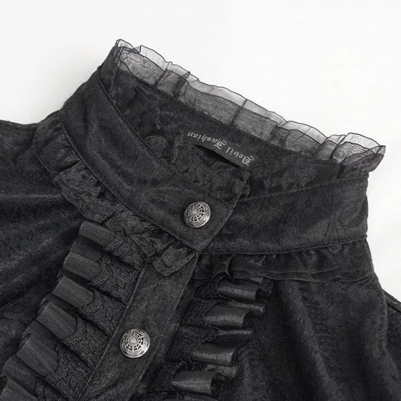 Ansicht 4 — Jabotbluse Gothic für Damen
