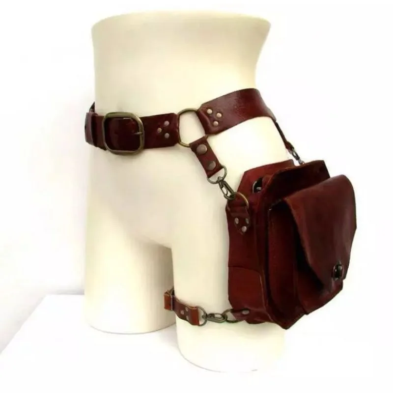 Ansicht 2 — Steampunk-Gürtel – mit Tasche