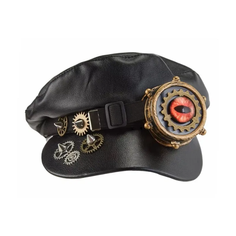 Steampunk-Schirmmütze für Herren