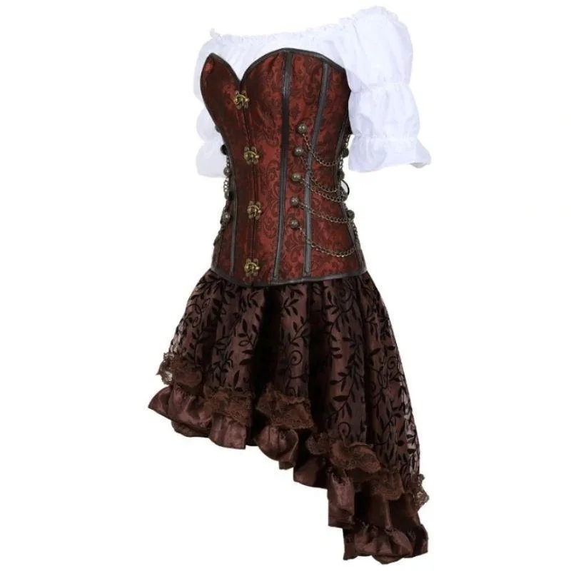 Ansicht 3 — Steampunk-Kostüm – Korsett