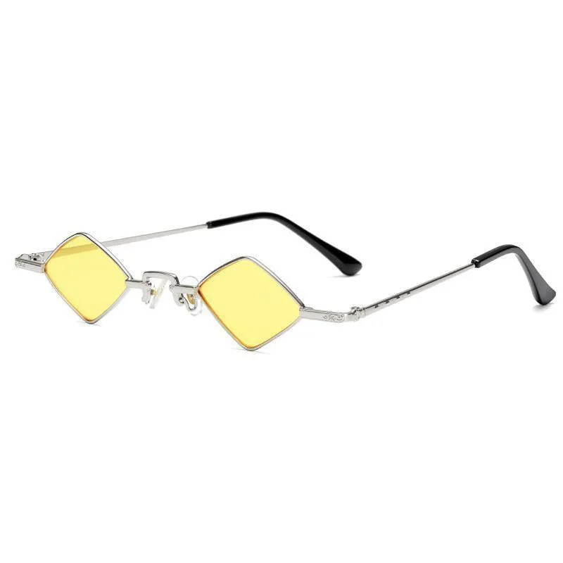Ansicht 3 — Steampunk-Sonnenbrille – Rautenform